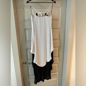 BCBG Paris Black White Tricia Gown XXS